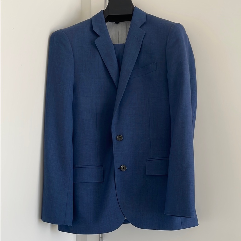 Men's J. Crew Blue Suit